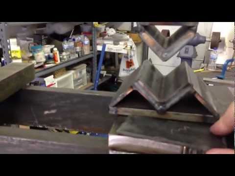 Hydraulic press bending steel