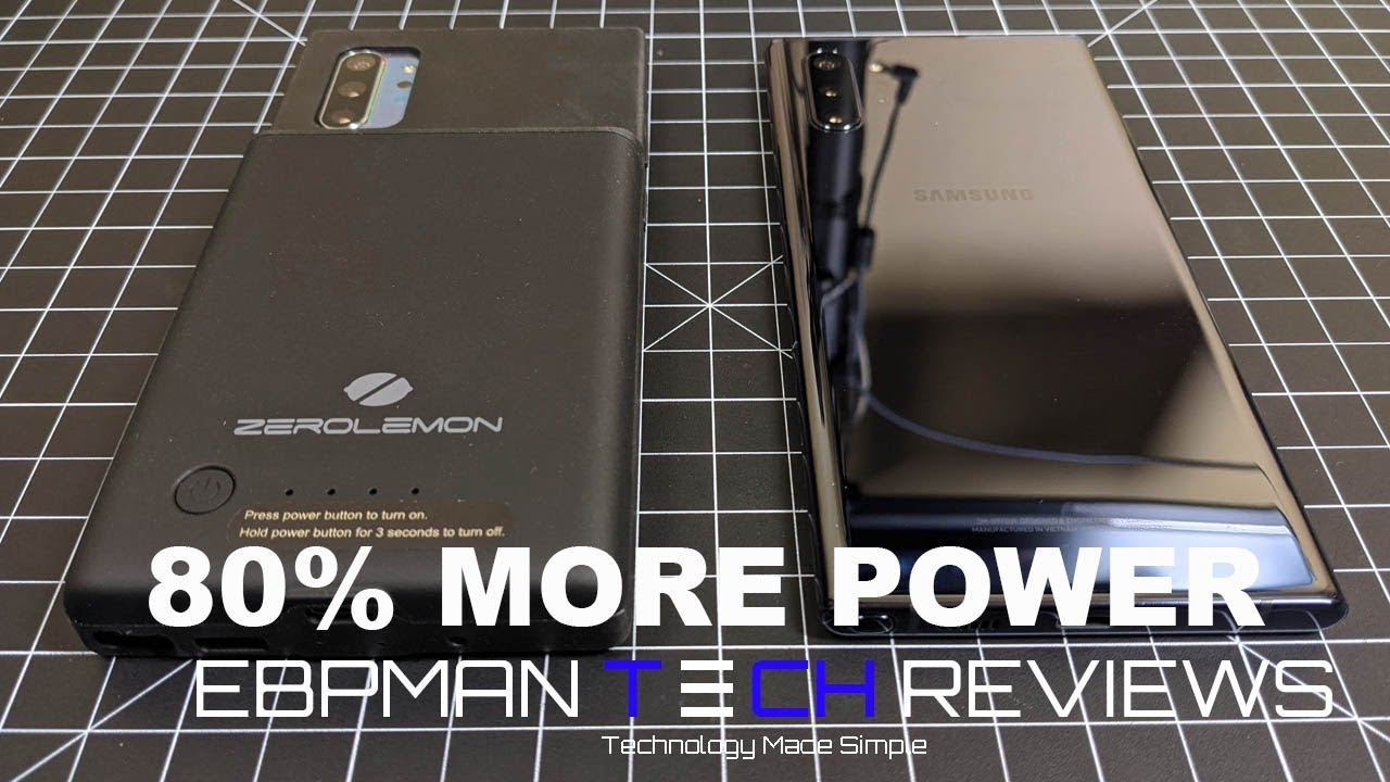 Get 80% More Battery Samsung Galaxy Note 10 Plus Battery Case  from Zerolemon
