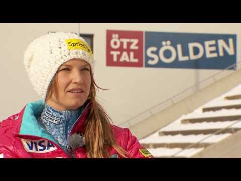Interview mit Julia Mancuso am Rettenbach Gletscher in Sölden - US Ski Team
