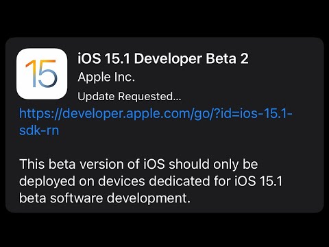 iOS 15.1 beta 2