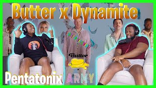 Download lagu Butter x Dynamite - Pentatonix |Brothers Reaction!!!! mp3