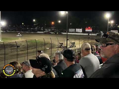 Lightning Sprint Feature Race (All clips) 8-14-2024 at wilmot raceway for the fair