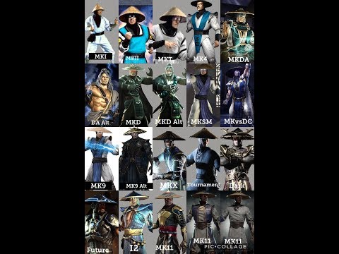 Mortal Kombat : Raiden defeats liu kang in all timelines