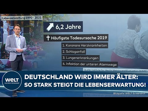 DEUTSCHLAND: Bevökerung wird immer älter - so hoch ist aktuell die durchschnittliche Lebenserwartung