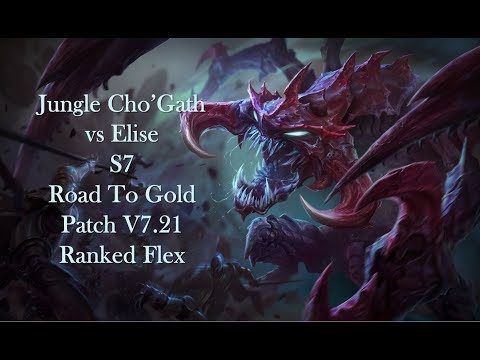 Jungle Cho'Gath vs Elise - Ranked Flex [Road To Gold] Season 7