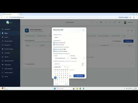 Generowanie kluczy API