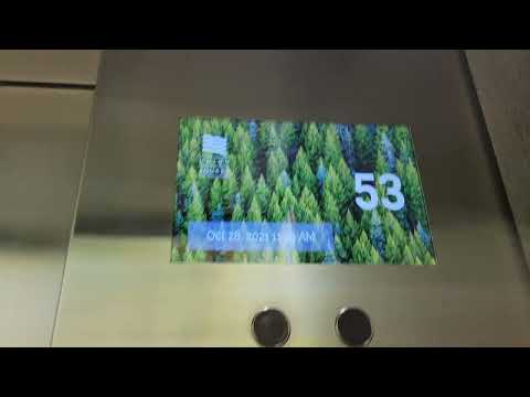 After: Rocketship 1989 Otis/TKE AGILE Traction High Rise Elevator 19 @ Two Union Square, Seattle WA