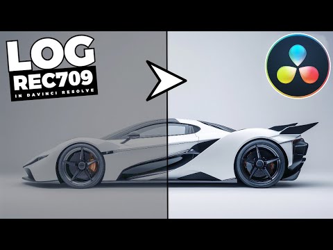 Automatically Change LOG To REC709 In Davinci Resolve