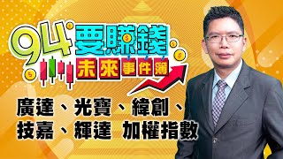 廣達、光寶、緯創、技嘉、輝達 加權指數