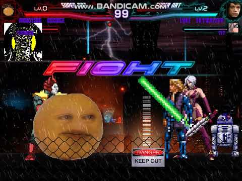 MUGEN Request: Annoying Orange & Shinnok Vs Luke Skywalker & Ivy