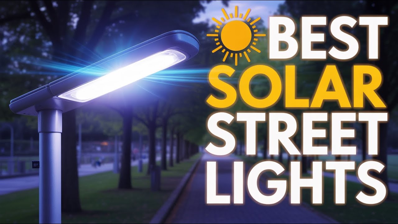 Top 5 : Best Solar Street Lights 2026 - Best Budget Solar Street Light Review!🔥