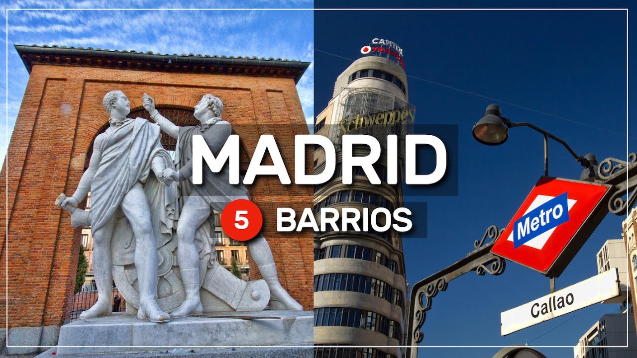 ➤ los 5 mejores BARRIOS de MADRID para tu alojamiento 🏨🛏️🛎️ #024