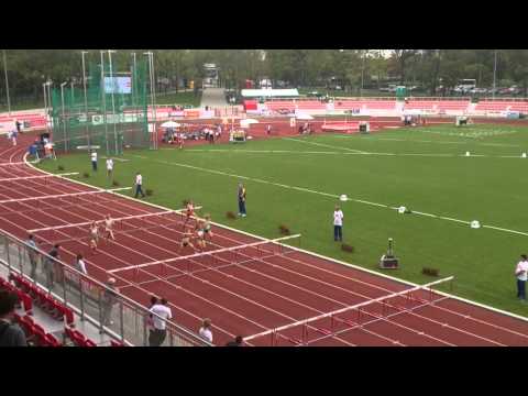 Młodzieżowe Mistrzostwa Polski Inowrocław 100 m pł K - elim. 2