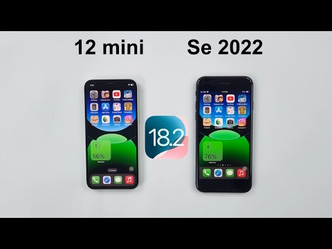iOS 18.2 SPEED TEST - iPhone SE 2022 vs iPhone 12 Mini