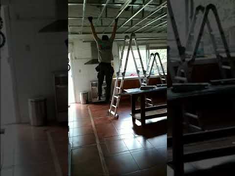 Estructura Cielorraso yeso drywall