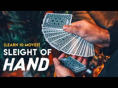 Learn 10 Sleight-Of-Hand Card Moves in Slow Motion (Magic Tutorial)