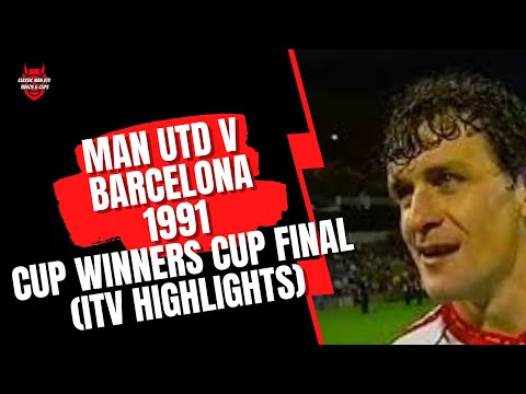 Man Utd v Barcelona | 1991 | European Cup Winners Cup Final (Original Granada TV Region Highlights)