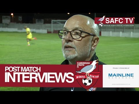 Post Match Interviews: Ossett Town v Scarborough Athletic - 15/08/2017