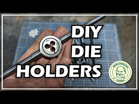 DIY Die Holders machined from steel using a ball turner