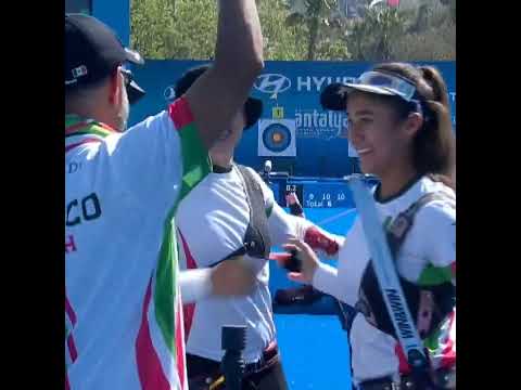 🇲🇽 ¡GRANDE MÉXICO! 🇲🇽 Amazing victory against China🥇 | #shorts | #ArcheryWorldCup