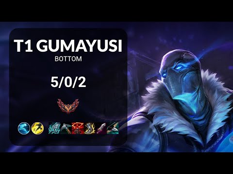 T1 Gumayusi Varus vs Draven BOTTOM - KR GRANDMASTER Patch 14.3