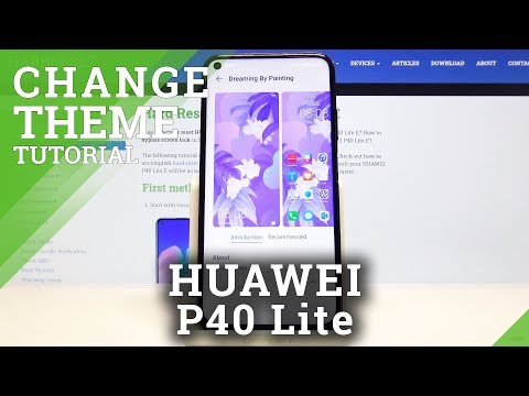How to Find Theme in HUAWEI P40 Lite – Select Icon Look
