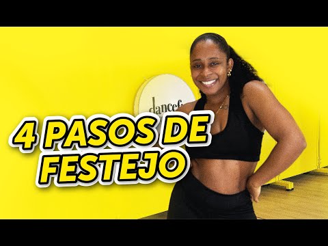 ¡4 PASOS DE FESTEJO PARA ROMPERLA EN FIESTAS! Dancefit Tutorials | Paso a paso de básico a más.