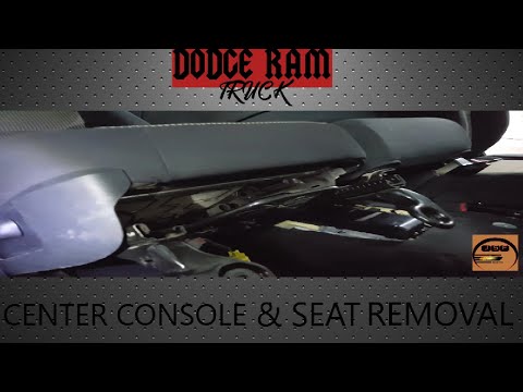 Dodge Ram Front Seat & Console Removal | 4th Gen 2009-18