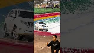 Watch This SUV Glide Through Foam! ✨ #shorts #cars #satisfying