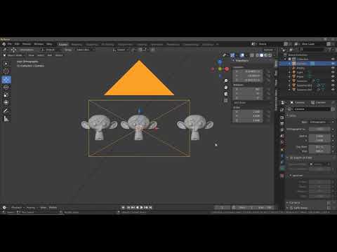 Daily Blender Tip - How To Render An Orthographic Image