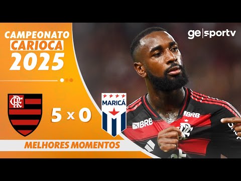 Flamengo 5x0 Maricá - Carioca Championship 2025- Best moments