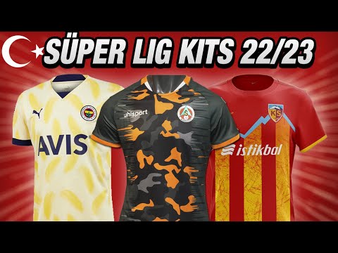 All SÜPER LIG KITS 2022/23 - HOME & AWAY 🔴
