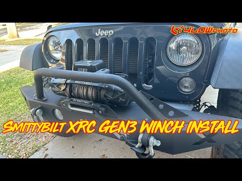 Smittybilt XRC GEN3 Winch Install on a Jeep 🔧 🚚 | Easy DIY Guide
