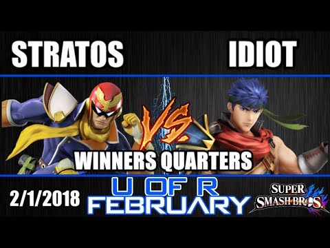 U of R - February - FF I Stratos (Captain Falcon) Vs. Idiot (Ike) - Winners Quarters