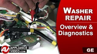 GE GTW330ASK1WW Washer Overview and Diagnostic Mode