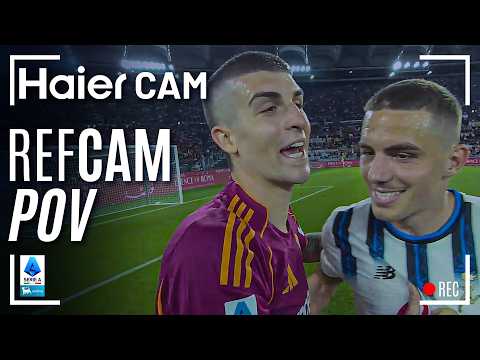 HAIER CAM | REF CAM POV: You Are The Referee in Roma-Atalanta | Serie A 2025/26