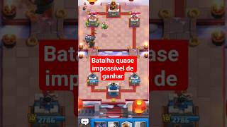 Batalha quase impossível de ganhar #clashroyale #playstore