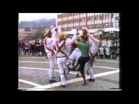 Dolphin Morris Dancers in Romania Sequence 1 - How D'Ye Do, Sir - Headington