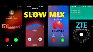 Slow mix Samsung &  Xiaomi &  ZTE & Huawei screen recording calls / Incoming Calls