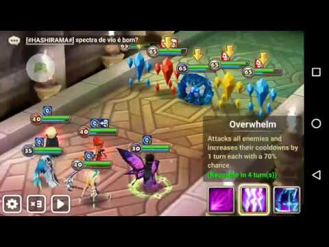 Summoners War v3.4.5: Nyx (Dark Fairy King) new Passive test feat Asima