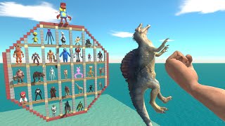 Superheroes | Hit The Target with a Giant Hand - Animal Revolt Battle Simulator