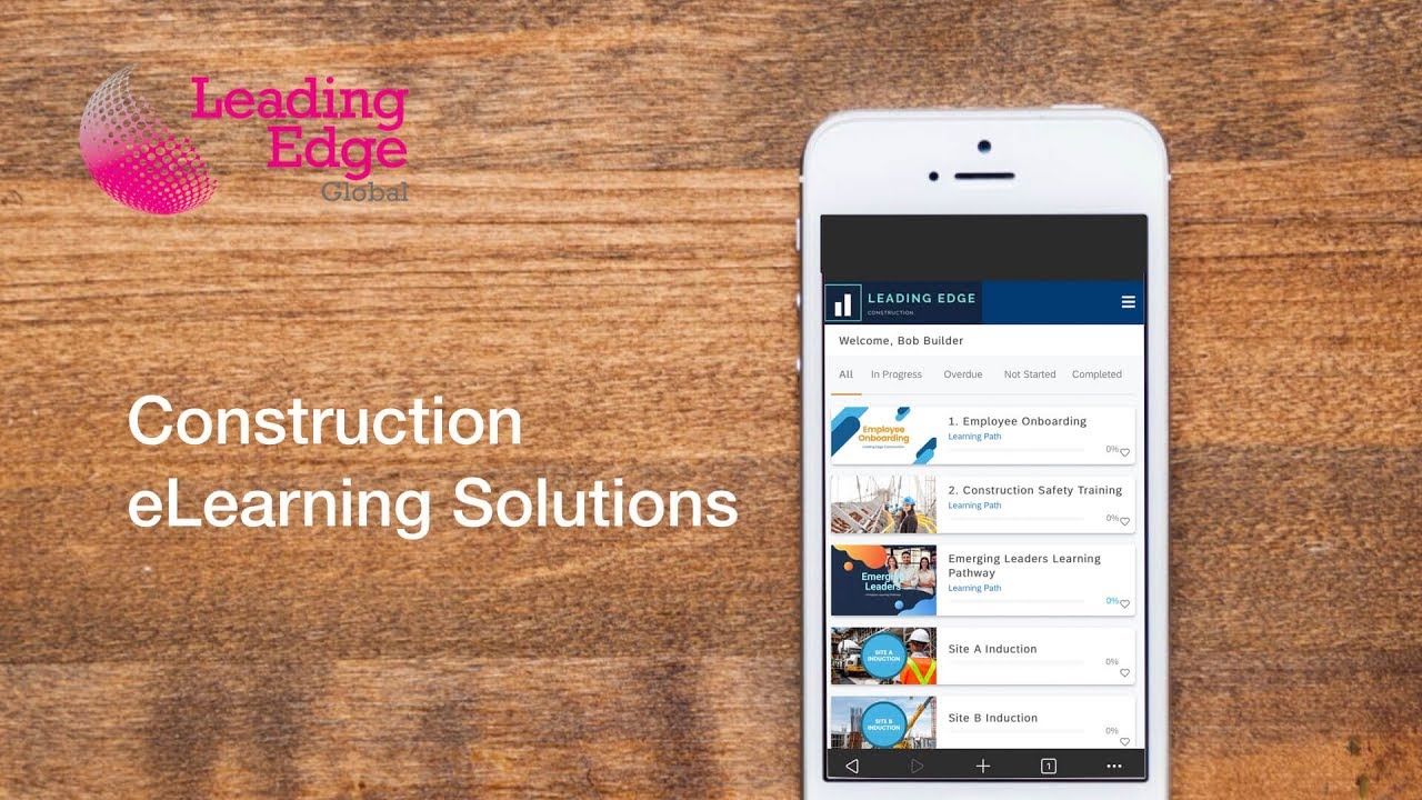 Leading Edge Construction eLearning courses