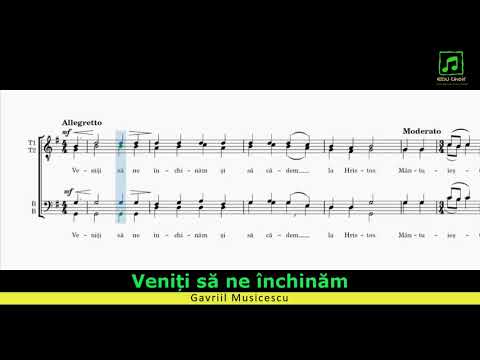 Grupul Etheros - Veniți să ne închinăm (Gavriil Musicescu)