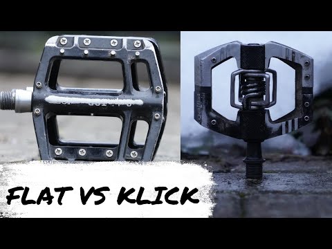 Klicks oder Flats - Paul Gröbner | Crankbrothers Mallet e ls | Klick vs Flat