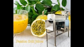 how to juice passion fruit commercial passion fruit juicer machine / juicing machine