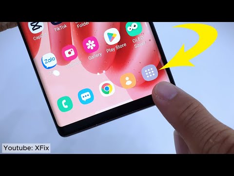 How to Show App Menu iCon on Samsung