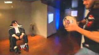 Edge and Paul Bearer play dodgeball.