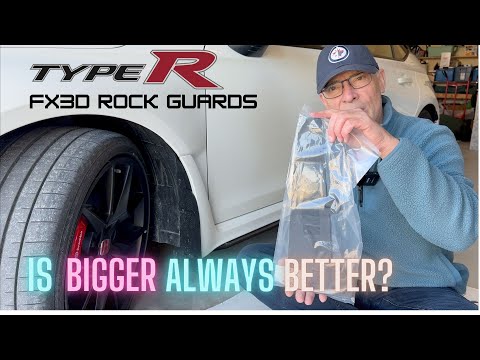 Newest Civic Type R  Fx3d  rock guards any better?