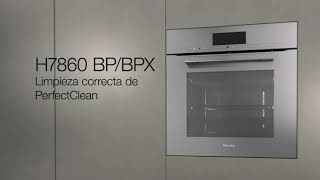 Miele Cómo limpiar correctamente el horno PerfectClean H7860 BP/BPX anuncio