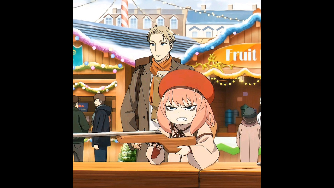 🆘Anya the real sniper ⚠️ 🎯 (Subs100k ❤️) #anime #spyxfamily #anya #moments #loid